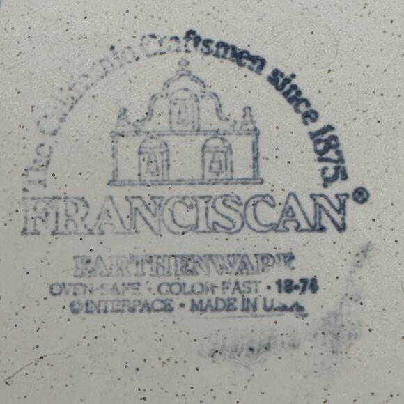 Vintage Platter by Franciscan in Hacienda Gold Pattern 13 inch - Picture 3 of 6